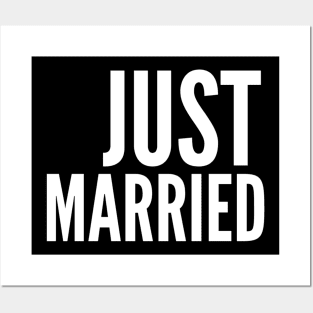 just married Posters and Art